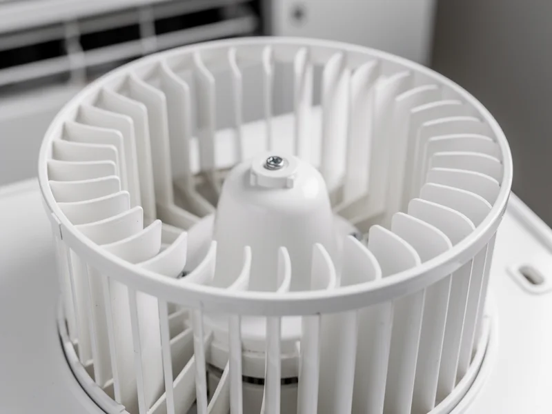 Ragyogó tiszta klíma ventilátorhenger tisztítás után